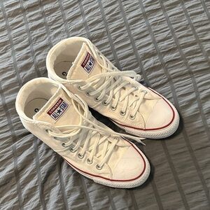 Converse All Star White Canvas Sneakers
